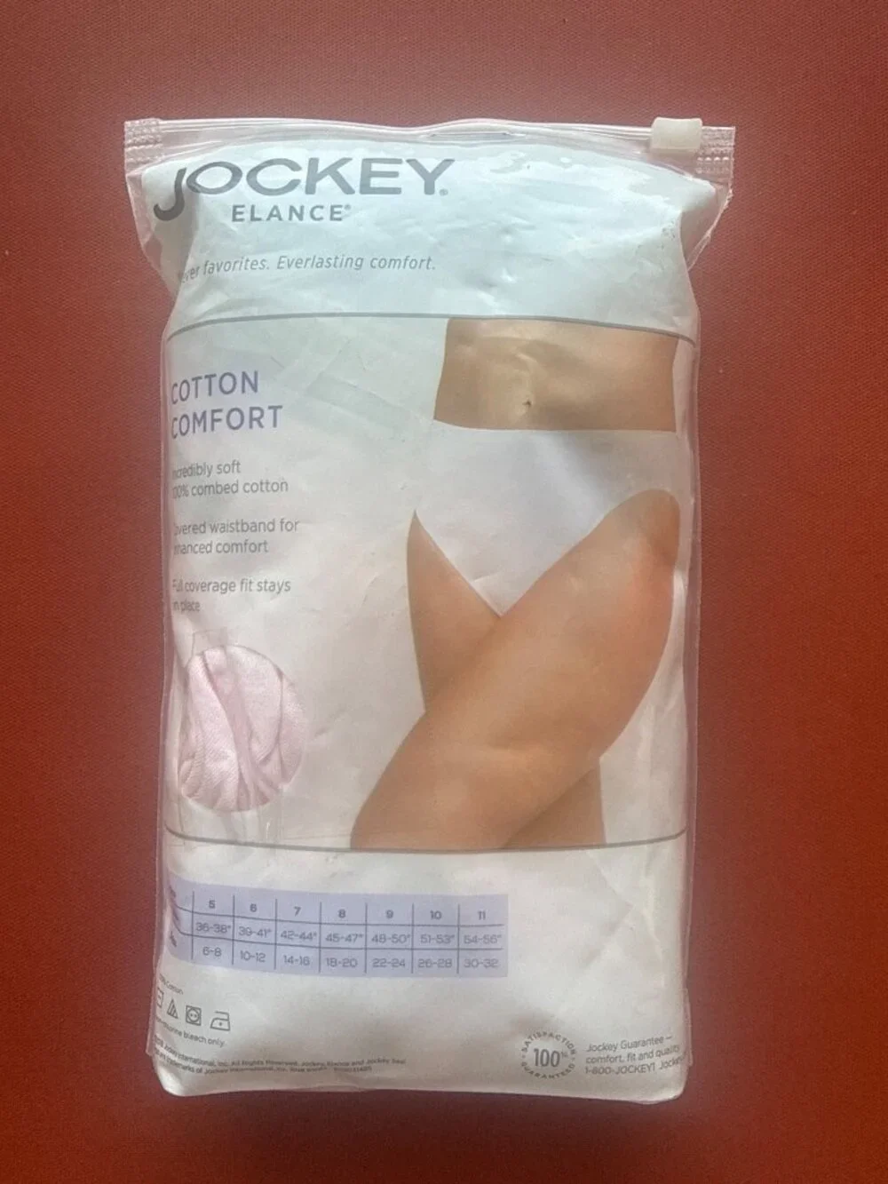 Jockey Elance Cotton Comfort Womens 3 Pack French Cut Underwear Size 8 Panties - Picture 2 of 3